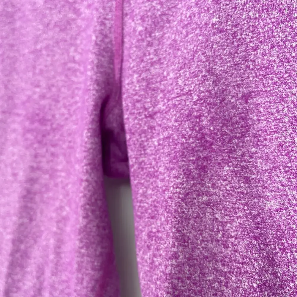 Lululemon Wunder Under Crop Leggings Heathered Pink Size 6‎